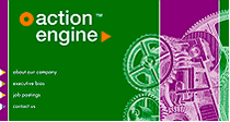 Thumbnail of Action Engine website.