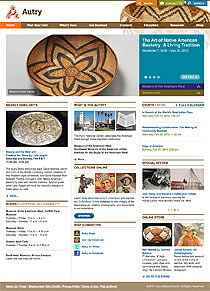 Thumbnail of The Autry National Center website.