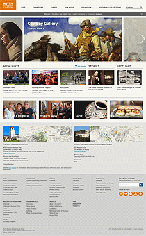 Thumbnail of Autry Museum of the American West website.