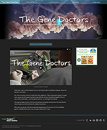 Thumbnail of The Gene Doctors website. Click to launch the website in new window.
