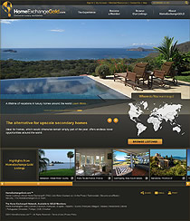 Thumbnail of Home Exchange Gold website.