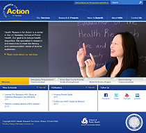 Thumbnail of Health Research for Action website. Click to launch the website in new window.