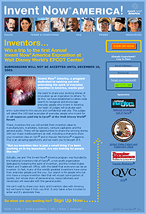 Thumbnail of Invent Now America website.