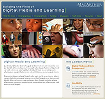 Thumbnail of Digital Media & Learning Initiative website.