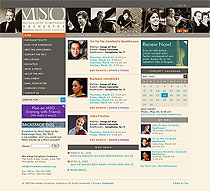 Thumbnail of Milwaukee Symphony Orchestra website.