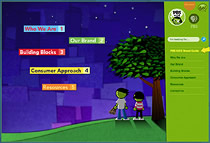Thumbnail of PBS Kids Online Brand Guide website.
