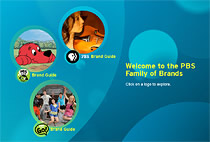 Thumbnail of PBS Family of Brands Online Guide website.
