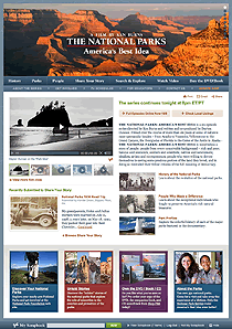 Thumbnail of The National Parks website.