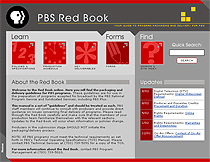 Thumbnail of Red Book website.
