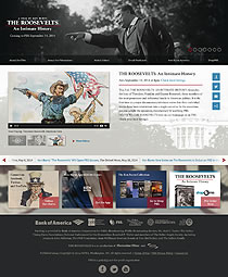 Thumbnail of The Roosevelts website.