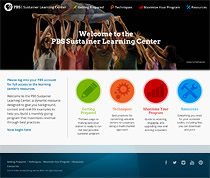 Thumbnail of Sustainer Learning Center website.