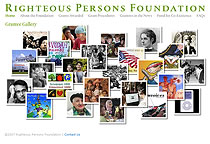Thumbnail of Righteous Persons Foundation website.
