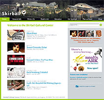 Thumbnail of Skirball Cultural Center website.