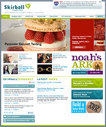 Thumbnail of Skirball Cultural Center website.