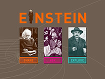 Thumbnail of Einstein website.