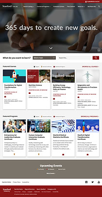 Thumbnail of Stanford Online (Updated) website. Click to launch the website in new window.