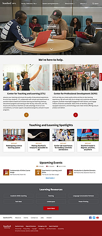 Thumbnail of Center for Professional Development website. Click to launch the website in new window.