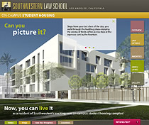 Thumbnail of Student Housing website.