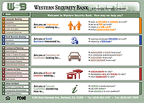 Thumbnail of Western Security Bank website.